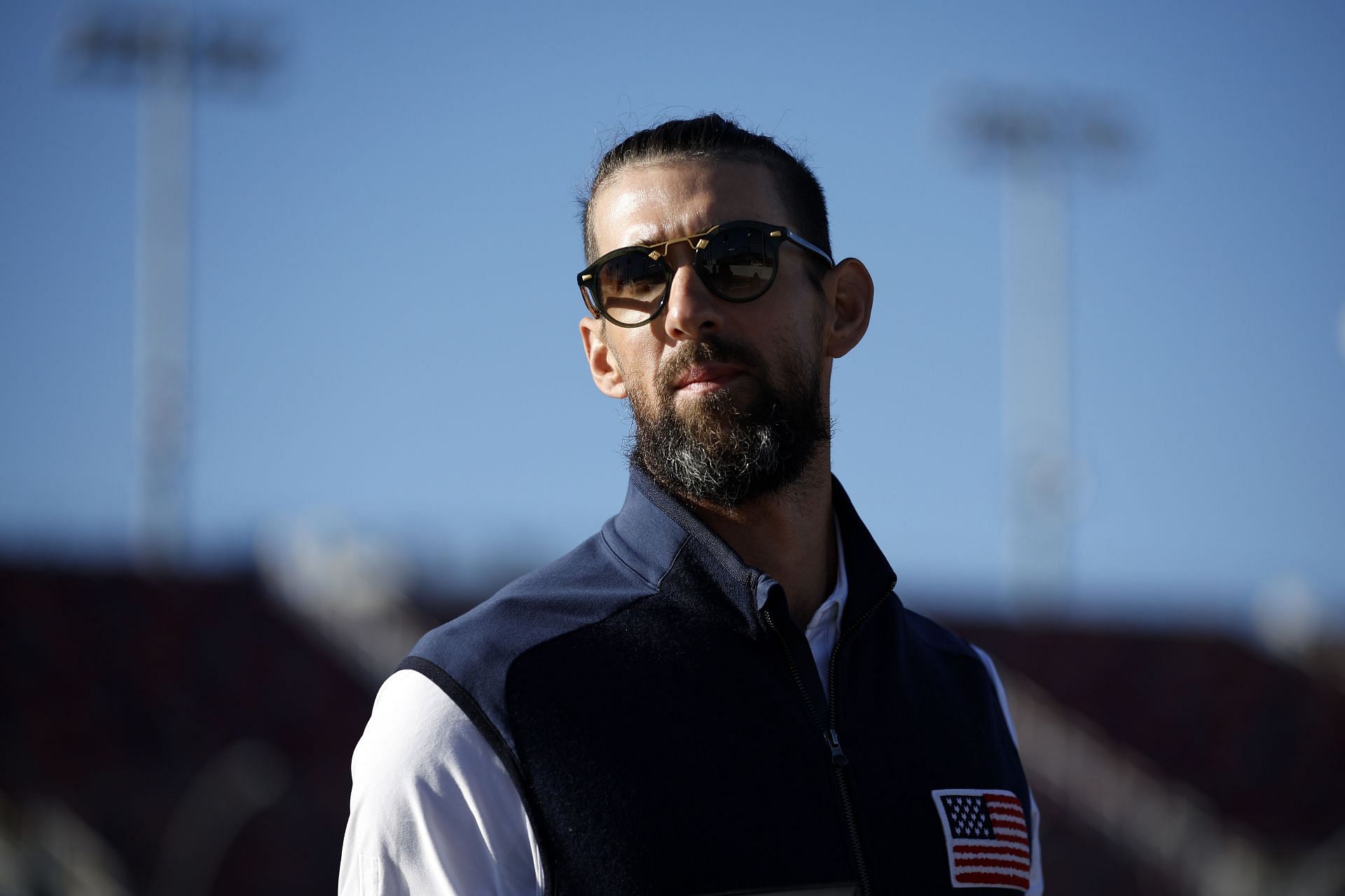 Michael Phelps at the NASCAR Cup Series Championship Race - Source: Getty